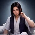 故事叙事向雷电将军同人漫画画师头像，分格叙事风格